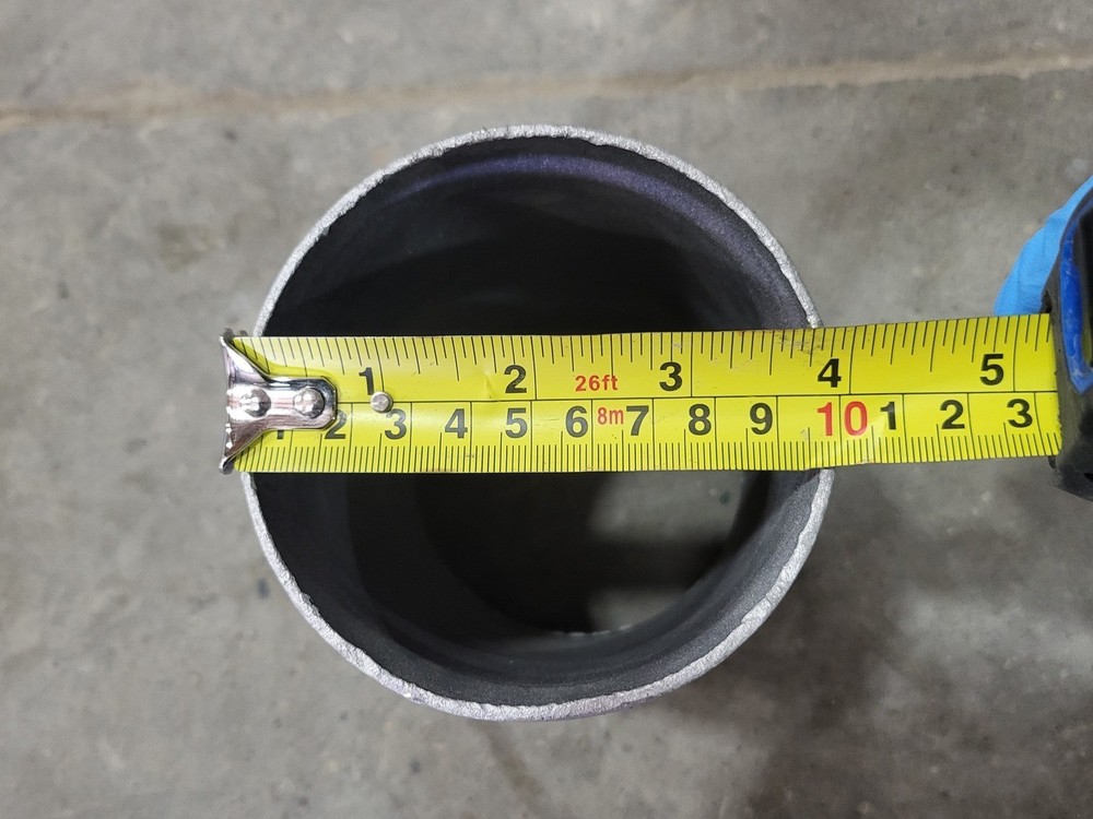 Generic 4" Camlock Hose Barb, E400, Type E, Aluminum