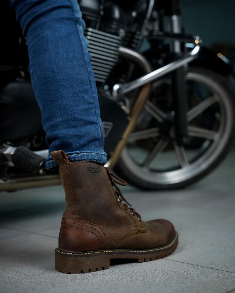 Trip Machine Boots Derby BTRW45 Rusty Wrangler Size 45