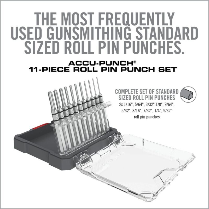 Real Avid 11-Piece Roll Pin Punch Set