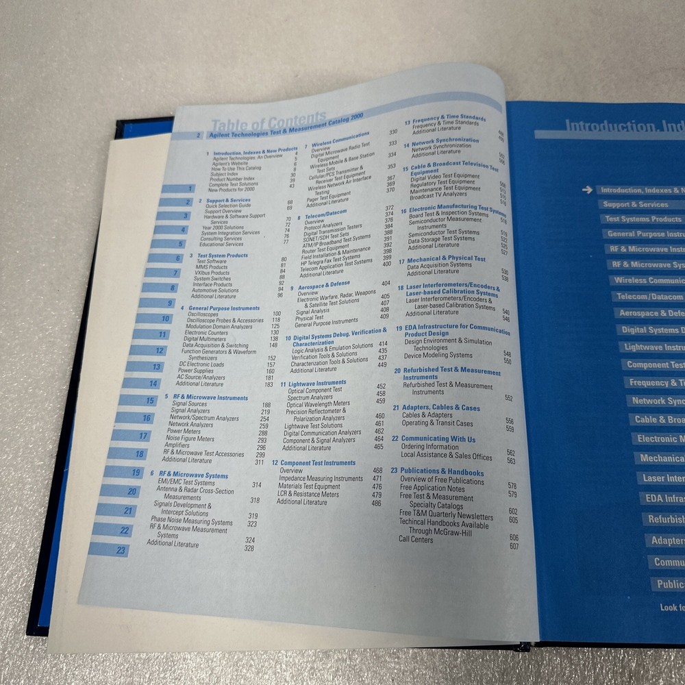 Agilent Technologies Test & Measurement Catalog 2000
