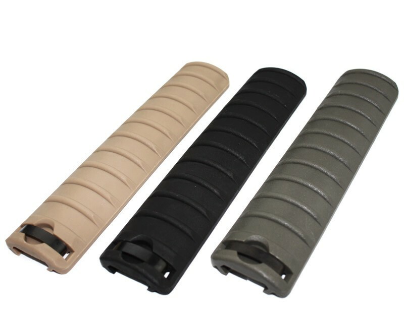 4PCS /Pack Picatinny Rail Cover Protector 20mm Rail Panel Ribbed