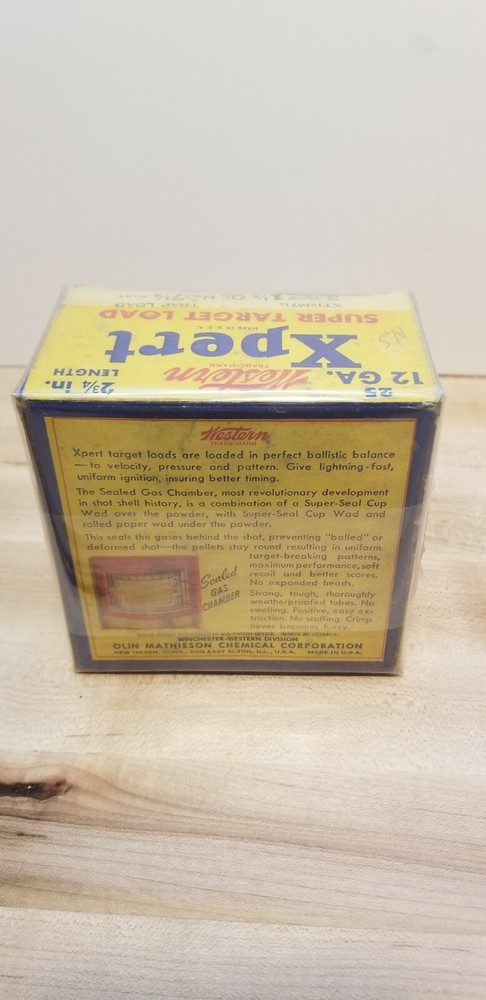 1950's Western Xpert Super Target Load "Trap and Skeet Shells 12 ga. (empty box)