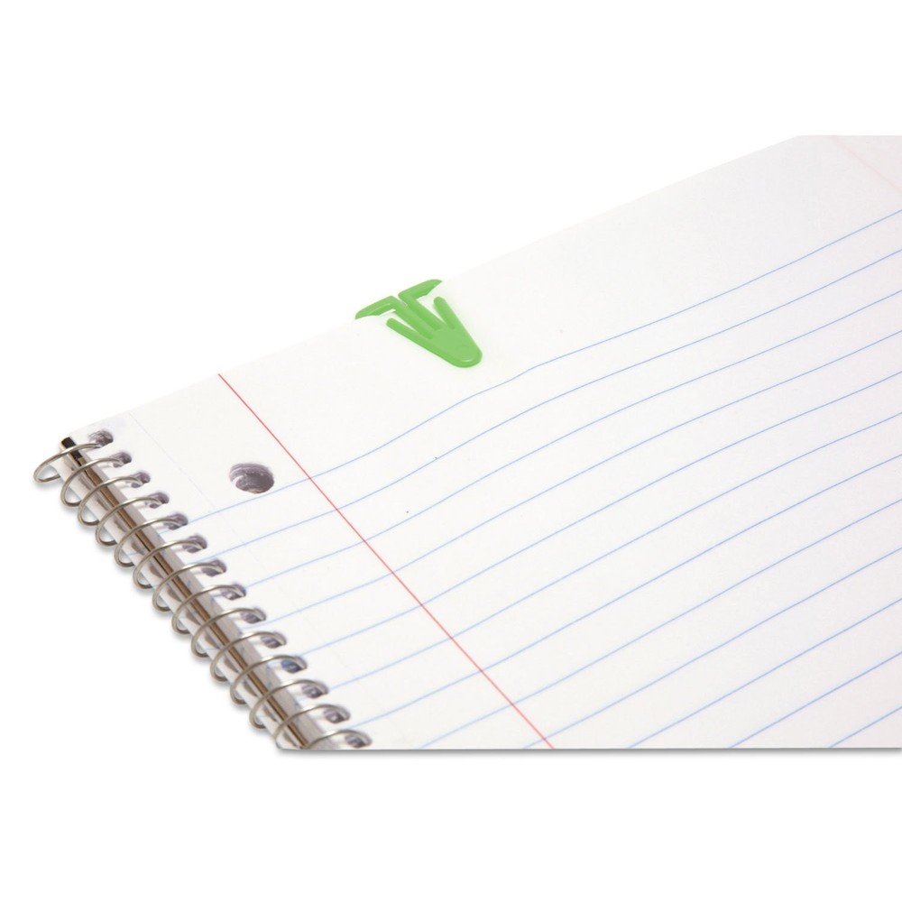 Baumgartens LP0600 Plastiklips Paper Clips, Large, Assorted