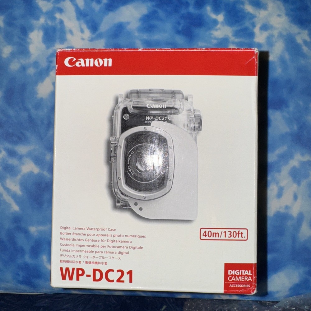 Canon WP-DC21 Waterproof Case for Digital Cameras 40m Depth