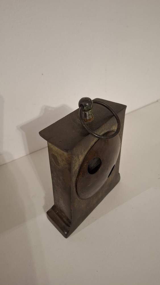 Vintage Style Quartz Bronze Finish Table Clock