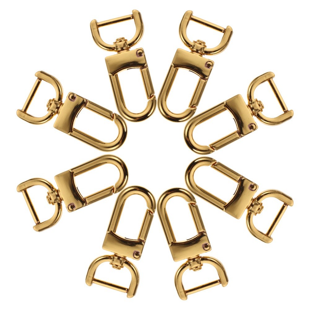 8 Pcs Swivel Hooks for Purses Handbag Side Clips Strap Accessories Buckle