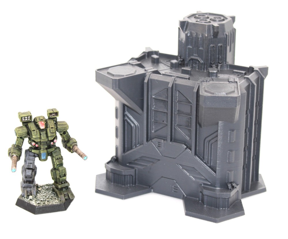 Battletech Scaled Corporate Paradise Terrain  - 3d Printed