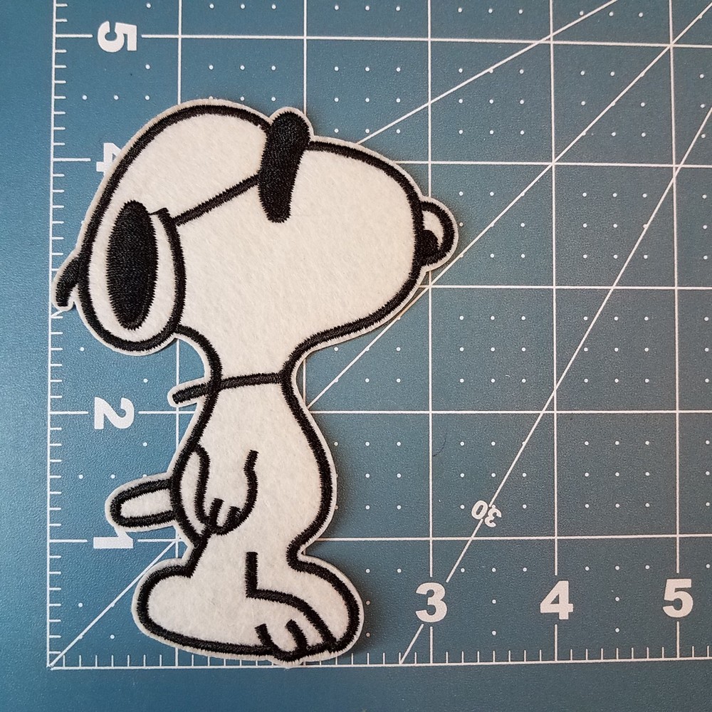 Snoopy embroidered Patch 4 1/2 inches tall