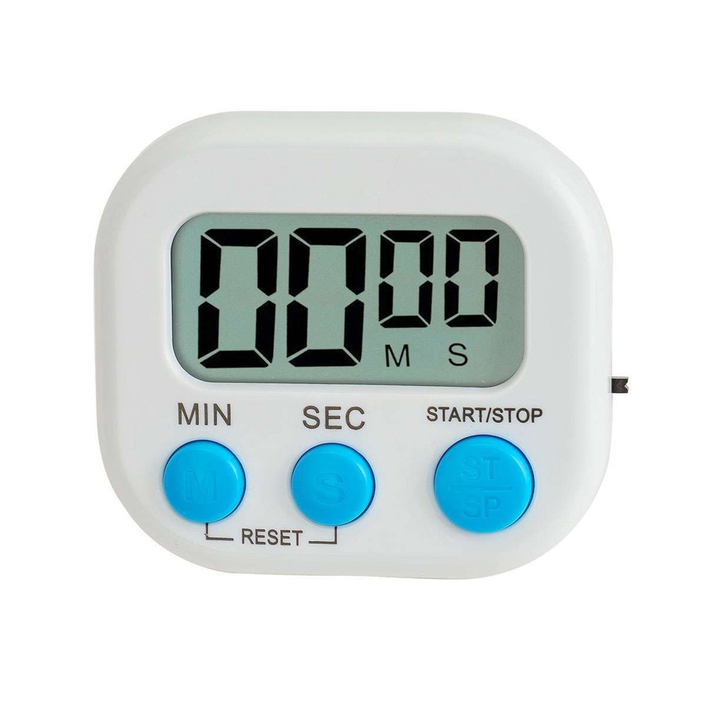 2Pc Large LCD Digital Kitchen Cook Timer Count Down Up Clock Loud Alarm Magnetic