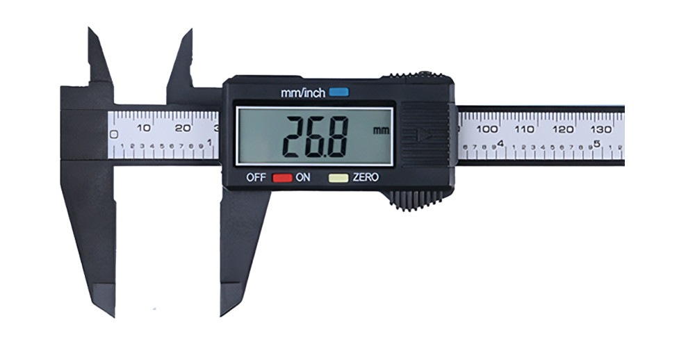 1 PC of LCD Digital Electronic Carbon Fiber Vernier Caliper Gauge 150mm (6")