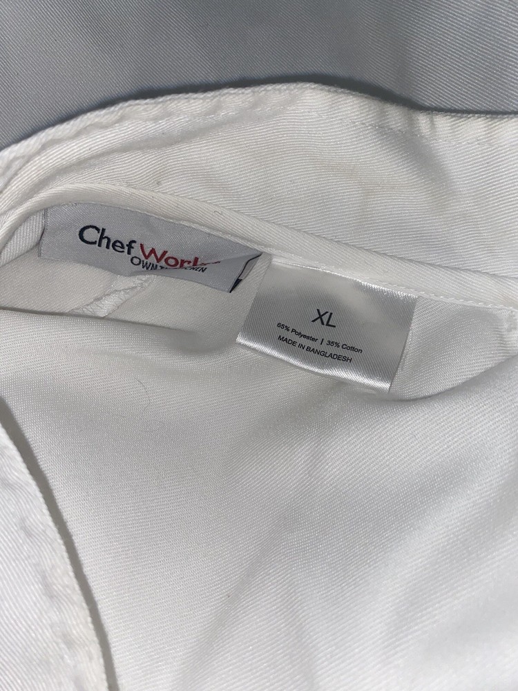 Chef Works own the kitchen XL jacket
