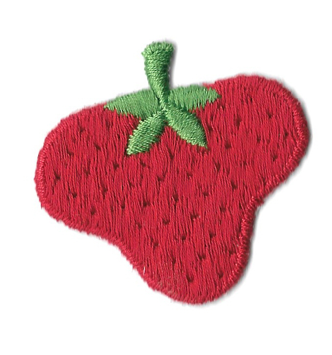 Strawberry - Fruit - Summer - Snack - Iron On Applique Patch