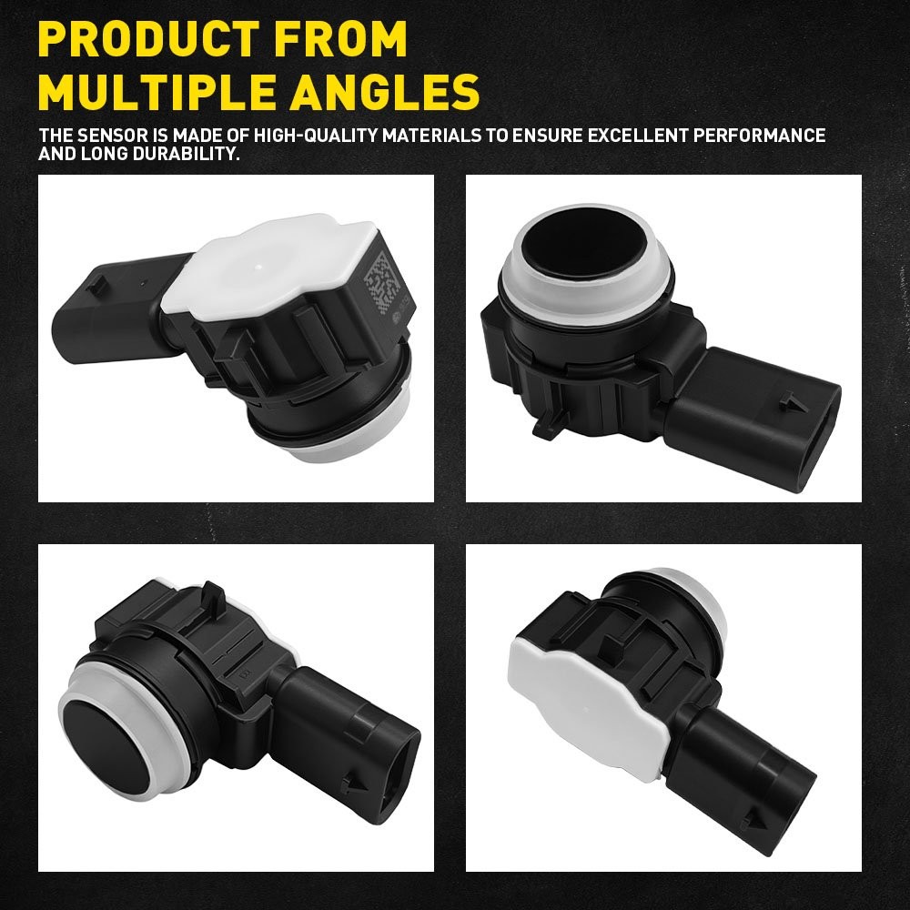 8PCS Front Rear PDC Reverse Parking Sensor 3Pin Fit 2017-2023 Chrysler Pacifica