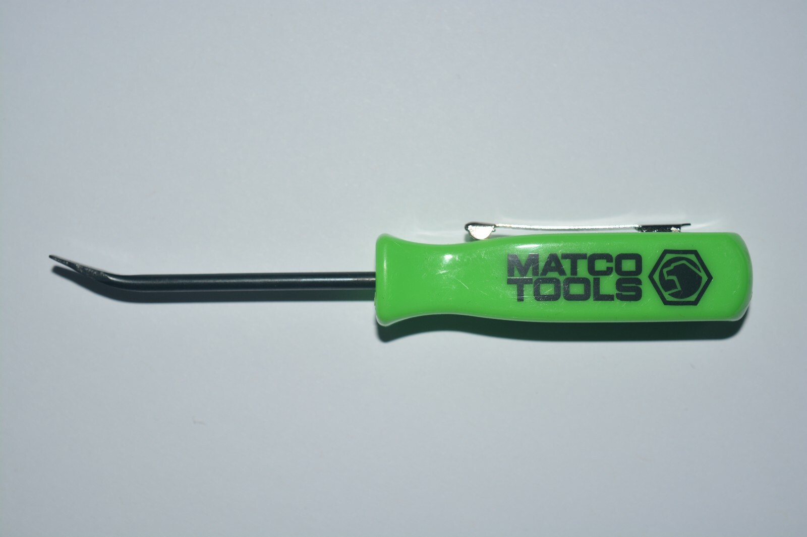 Matco tools promotional mini pocket clip pry bar green handle small new tool