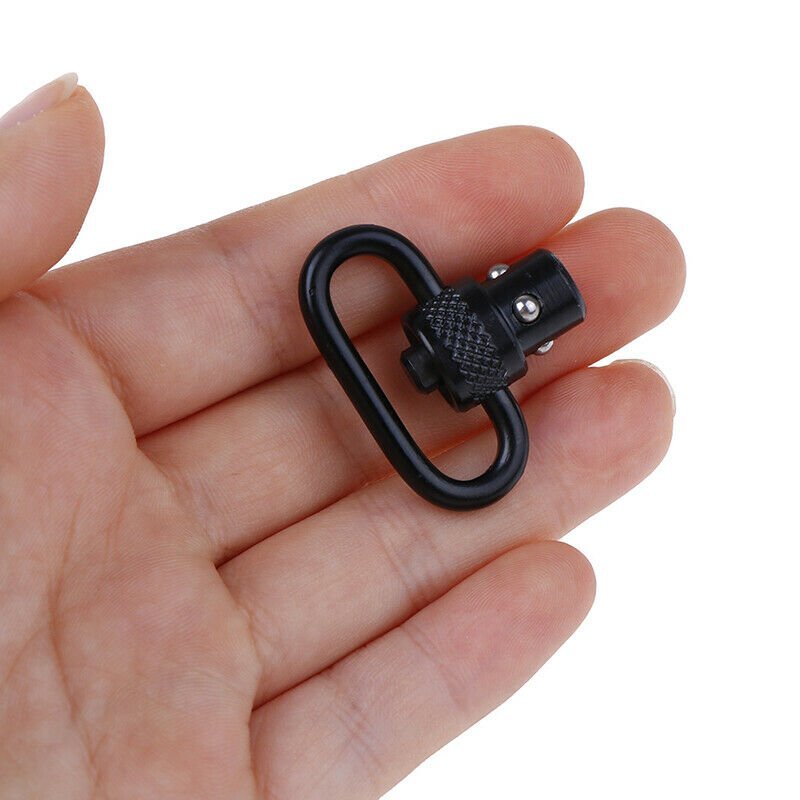 2/4 Pack QD Sling Swivels Heavy Quick Detach Release Push Button Mount Adapter