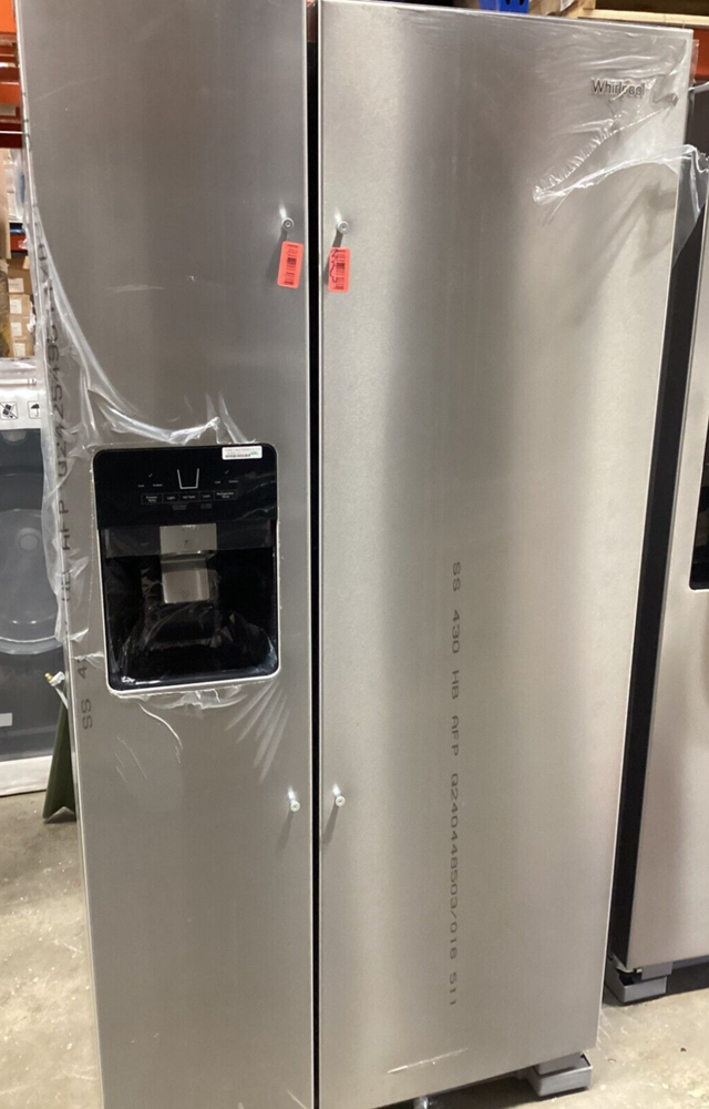 Whirlpool 21.4-cu ft Side-by-Side Refrigerator with Ice Maker