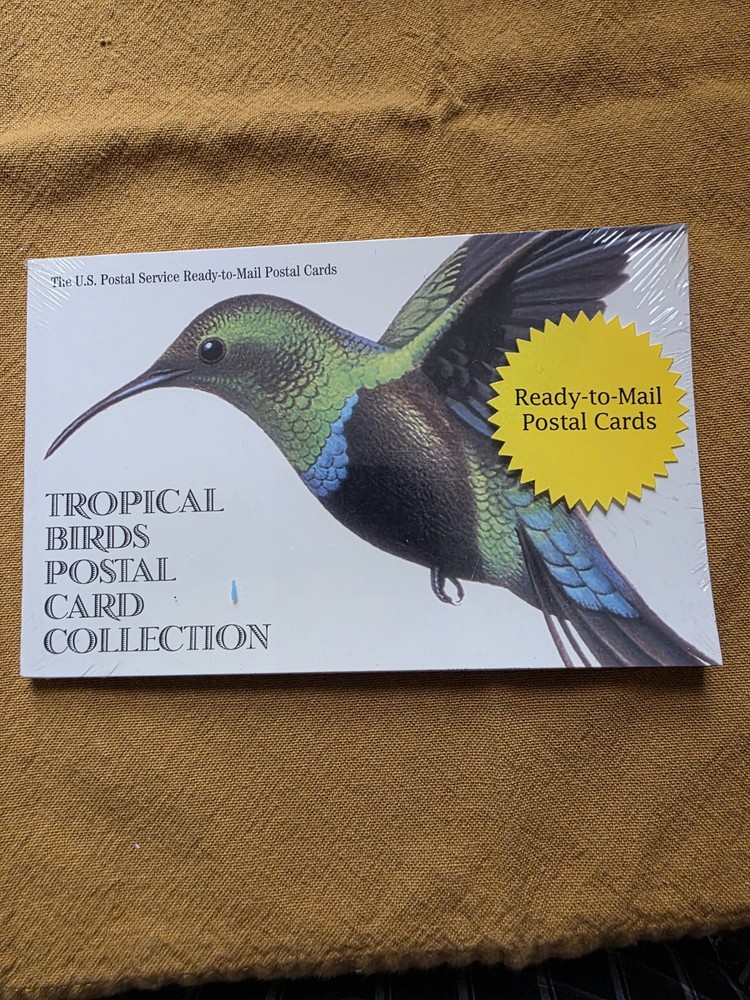 USPS Tropical Birds Postal Cards Sealed Twenty Ready To Mail Post Cards