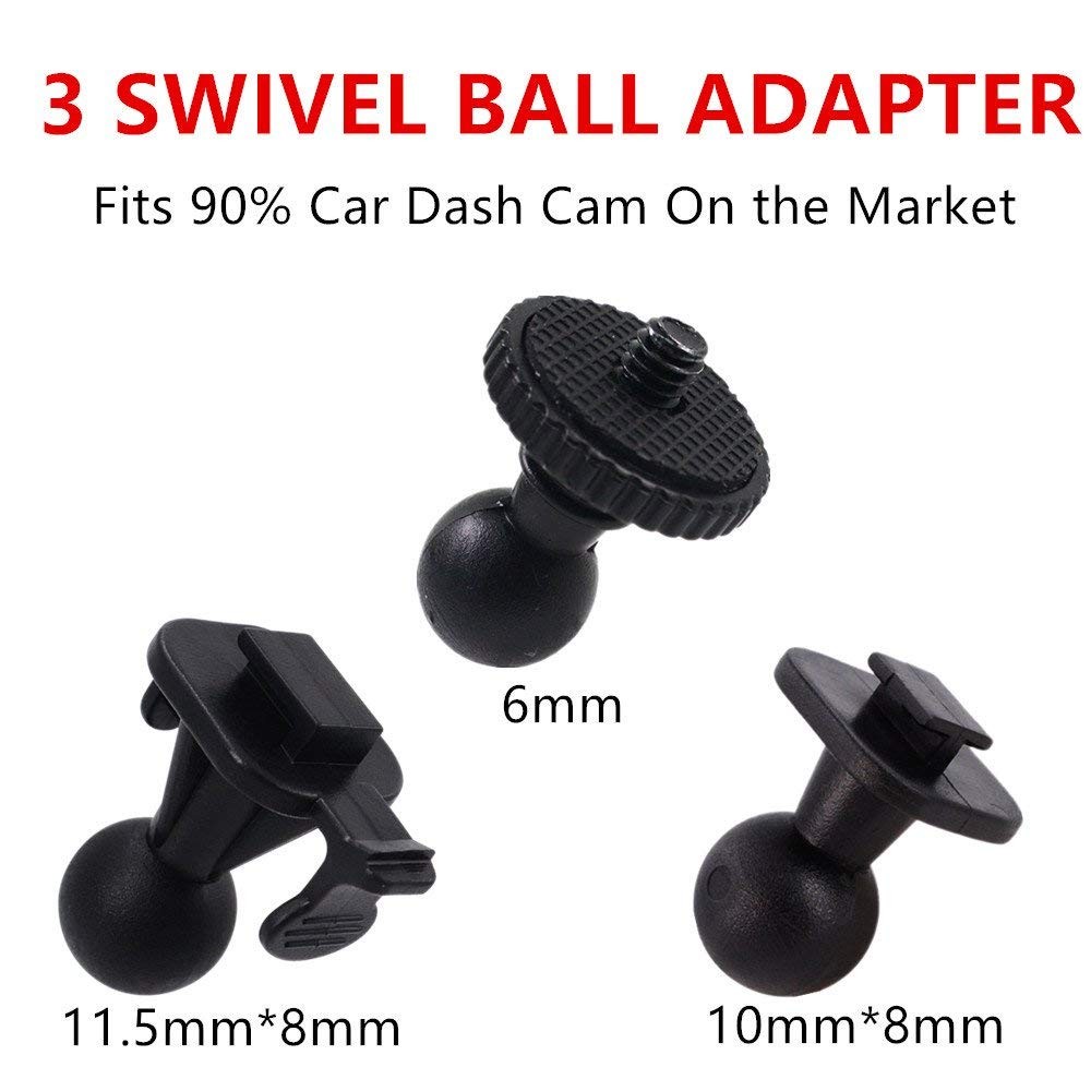 iSaddle CH02A YI Dash Camera Mount Holder Vehicle Video Suction Base