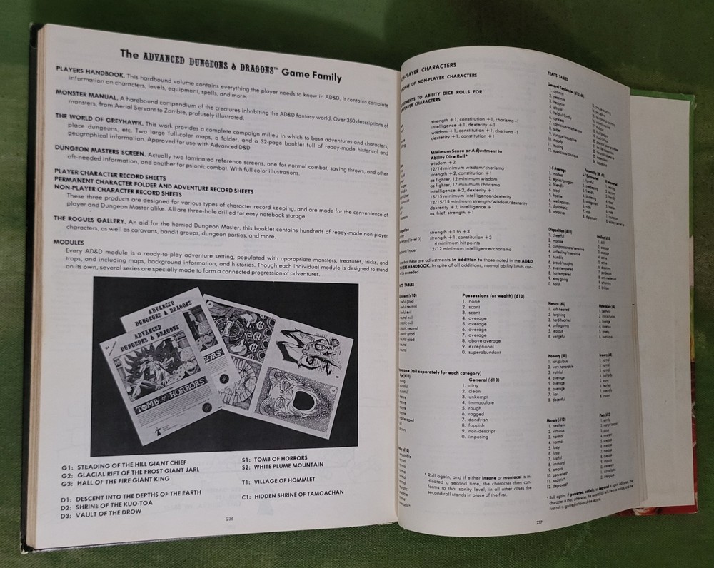 Dungeon Masters Guide 1st edition Advanced Dungeons & Dragons 5th Printing 1979