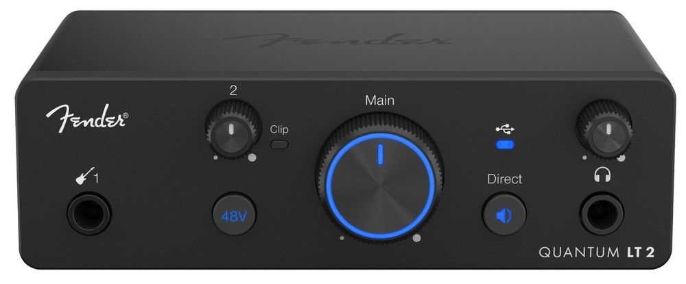 Fender Quantum LT 2 USB-C Bus-Powered Recording Interface 2x2, 24 bit/192 kHz