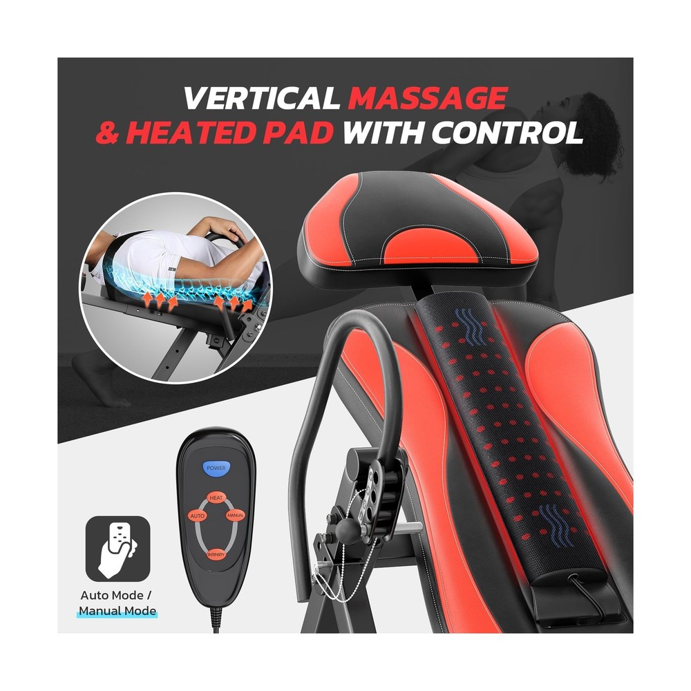 YOLEO Gravity Inversion Table for Back Pain Relief 2026 New Inversion Table w...