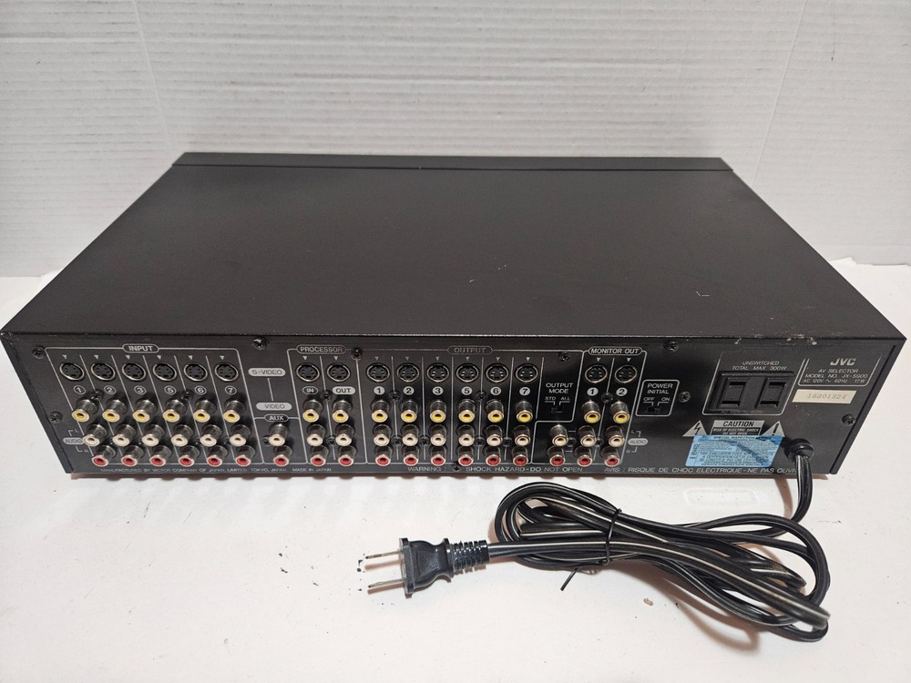 JVC Model JX-S900 AV Selector Switch – High-End Component, Tested & Working