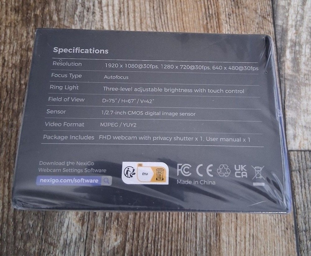 NEW! NexiGo Streamcam N930E w/ Software and Ring Light