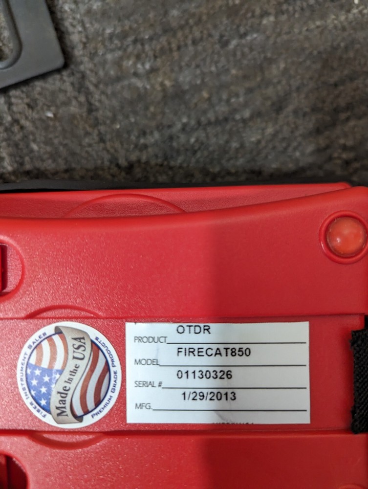 FIS OTDR, Multimode, 850nm, Firecat, Single Wavelength, Handheld