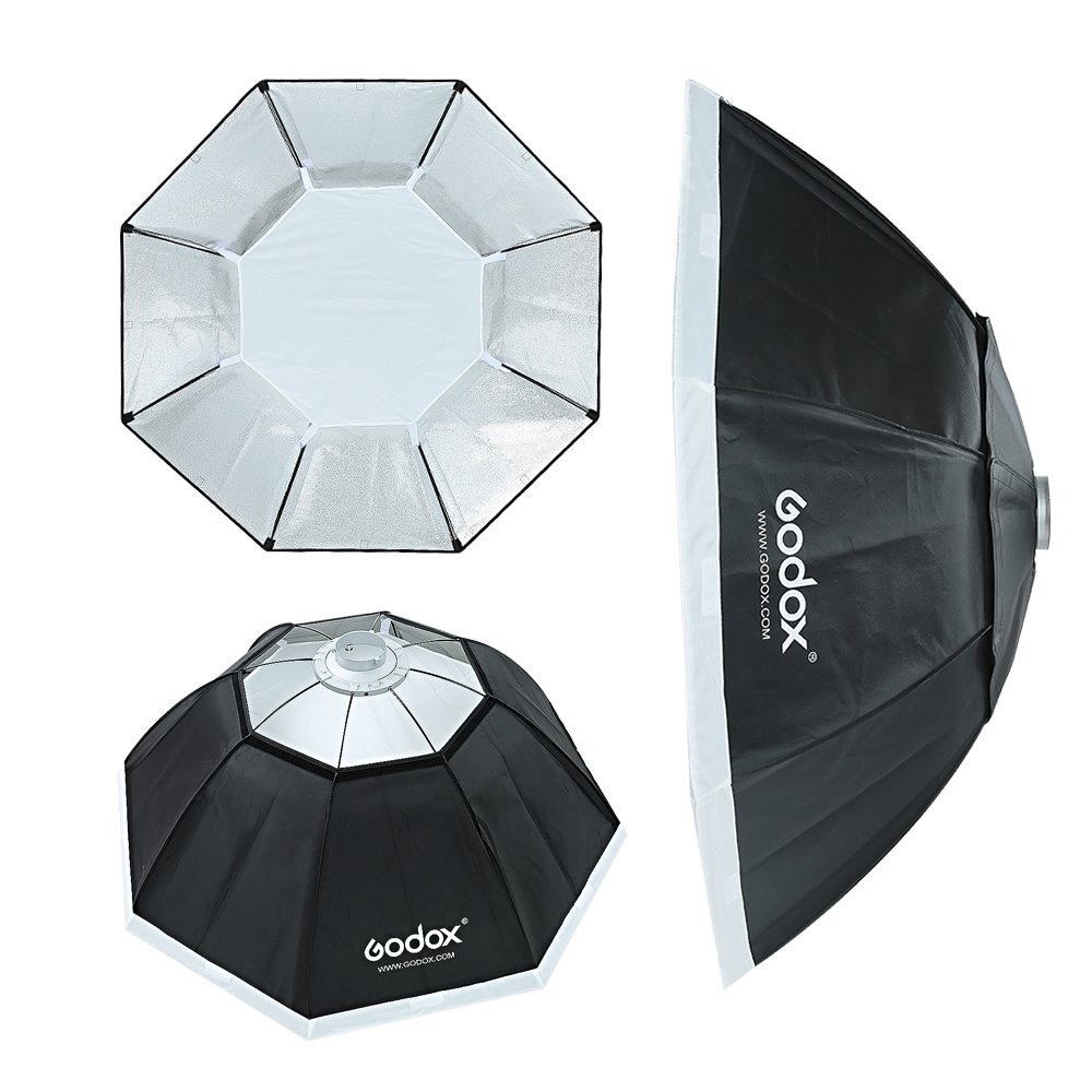 Godox 120cm 47" Bowens Octagon Softbox For LED Stroble Light Studio Flash US
