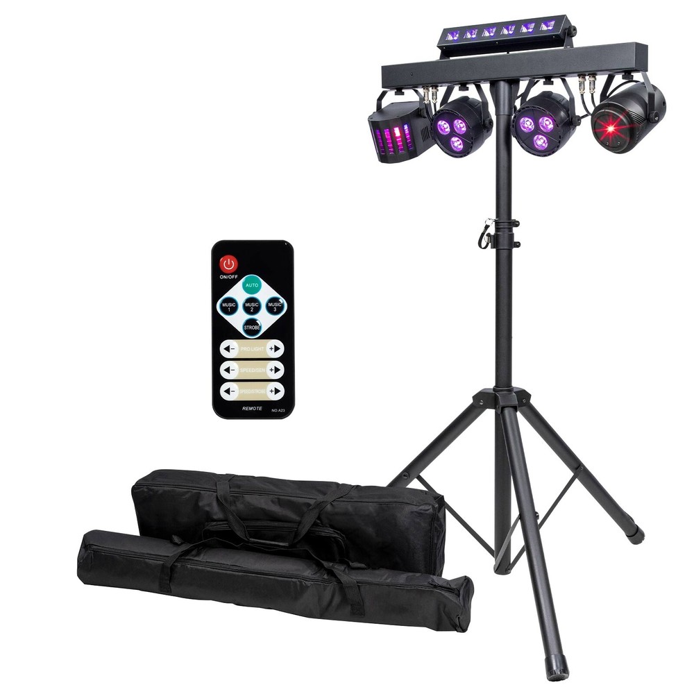 ColorKey PartyBar FX Compact Multi-Effect Par Derby DJ Stage Lighting System