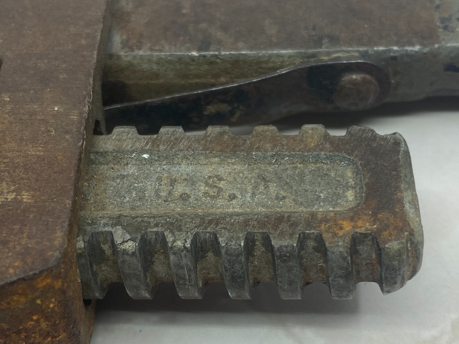 Vintage Adjustable Pipe Wrench Billings 10 A Made In USA Drop Forged