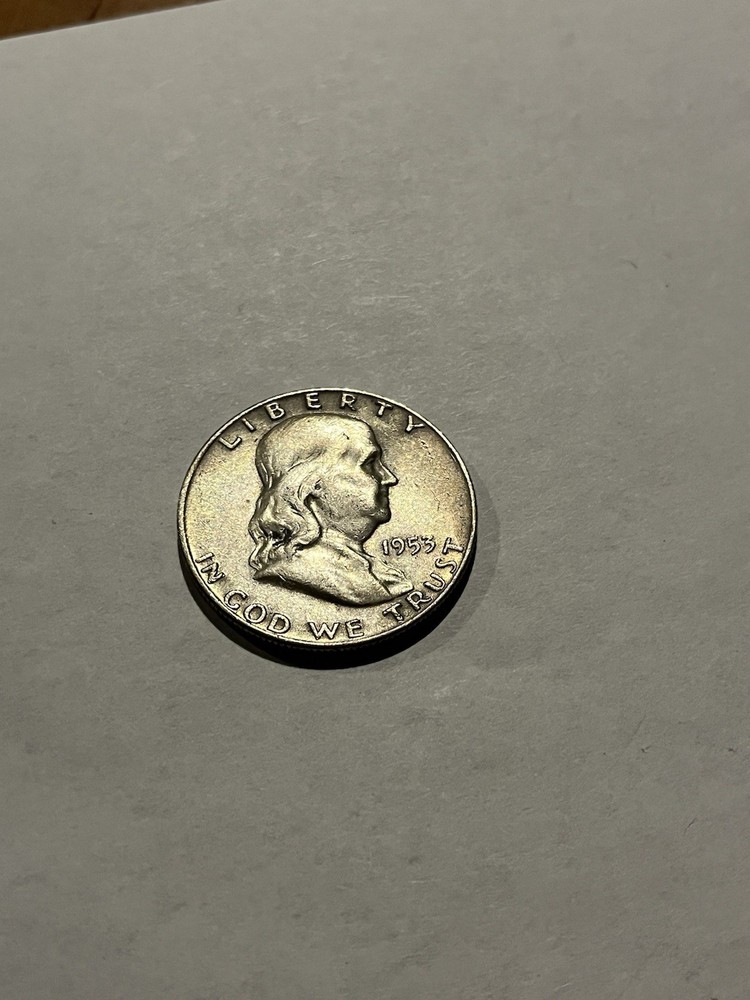 1953 D FRANKLIN SILVER HALF DOLLAR