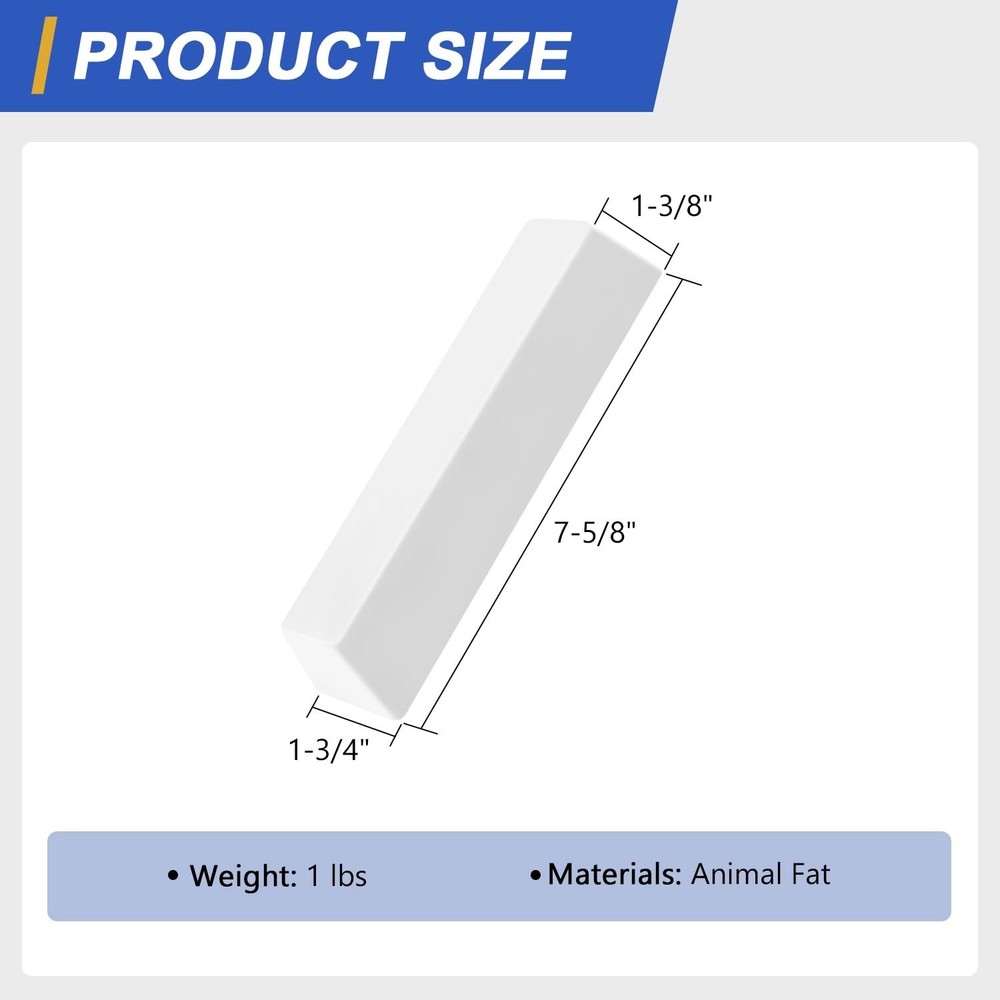 White Medium Buffing and Polishing Compound - Mirror Finish Solution - 1 lb.