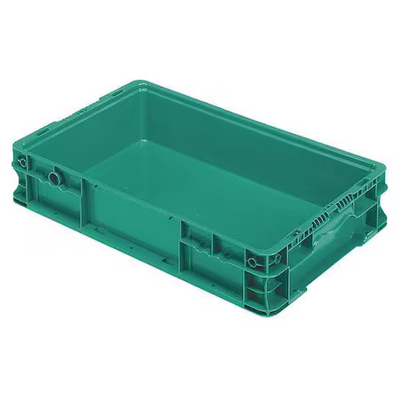 Orbis Nso2415-5 Green Solid & Stackable Straight Wall Storage Container, 5.4