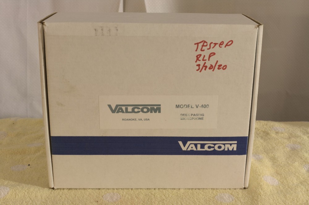 Valcom V-400 / Astatic 878HL Desktop Paging Microphone / Intercom