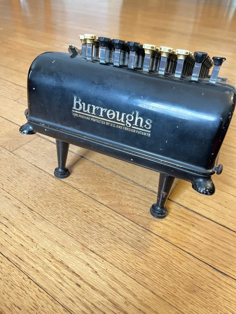 Antique Burroughs Class 5, 10 Column, Key-Driven (Comptometer) Calculator