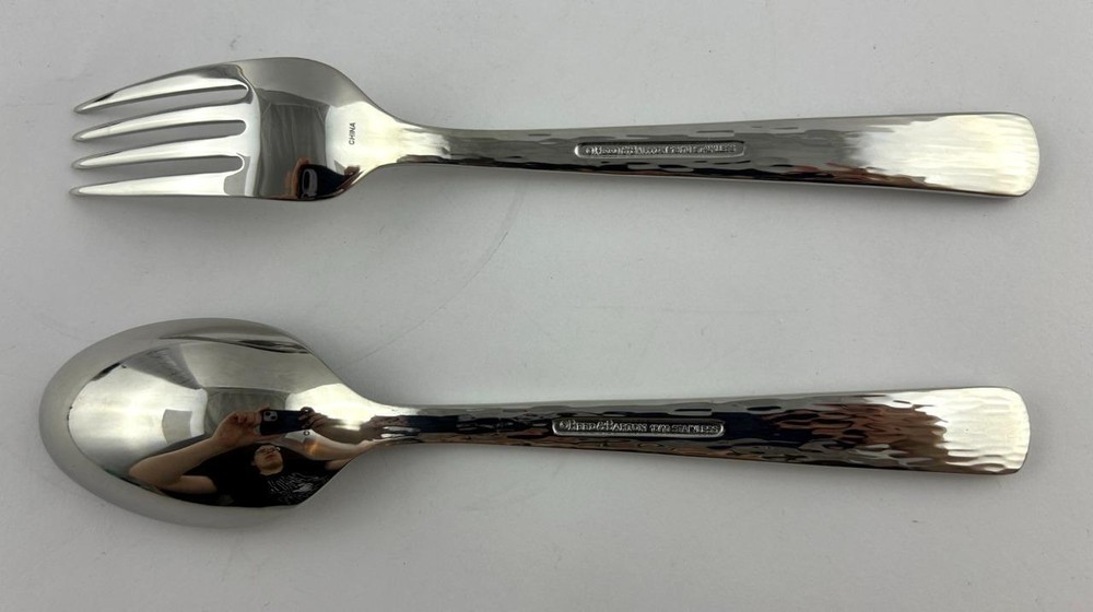 Reed and Barton Silver Echo Stainless Flatware 5 Piece Place Setting
