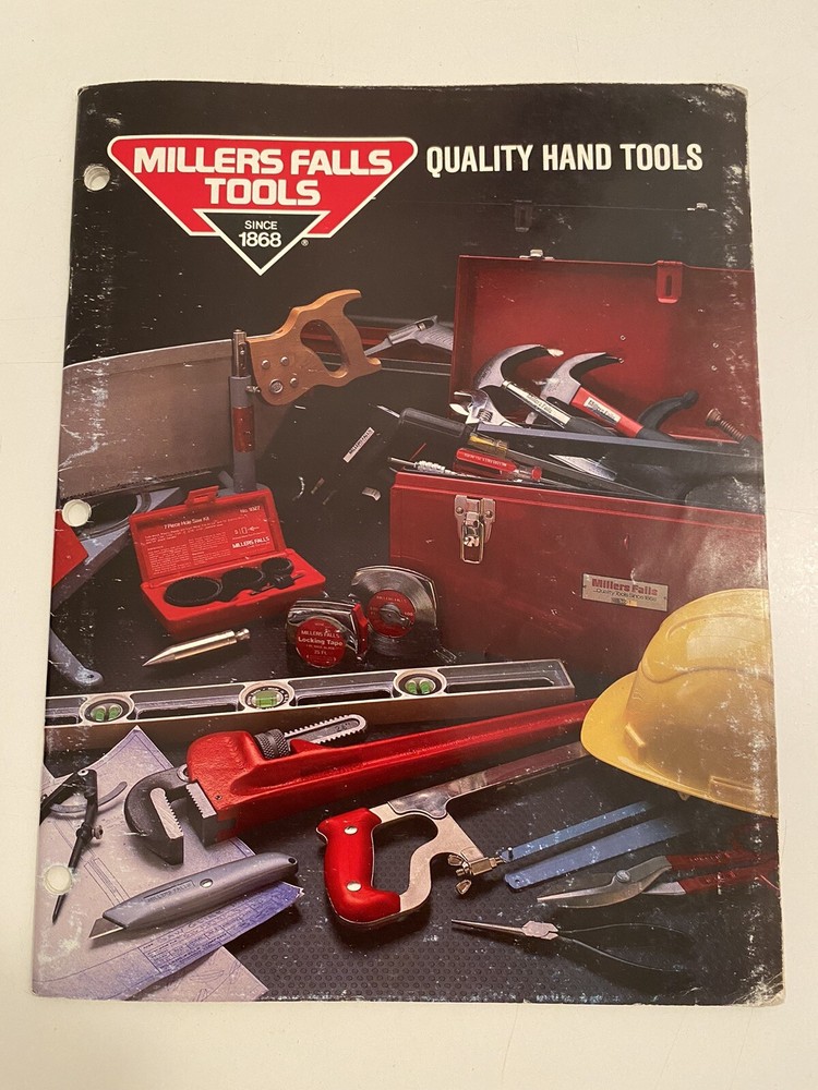 MILLERS FALLS HAND TOOL CATALOG No. 35K1193 - EXCELLENT