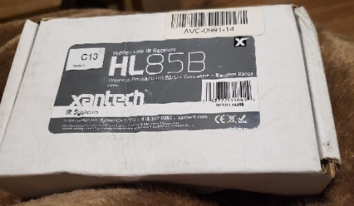 XANTECH  HL85B HIDDEN LINK IR RECEIVER-LCD