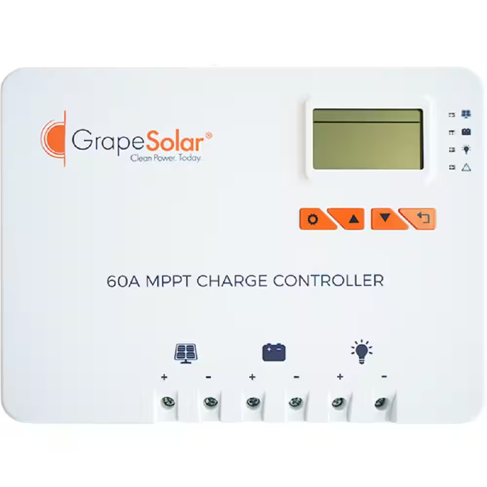 Zenith 12/24/36/48-Volt 60 Amp MPPT Solar Charge Controller