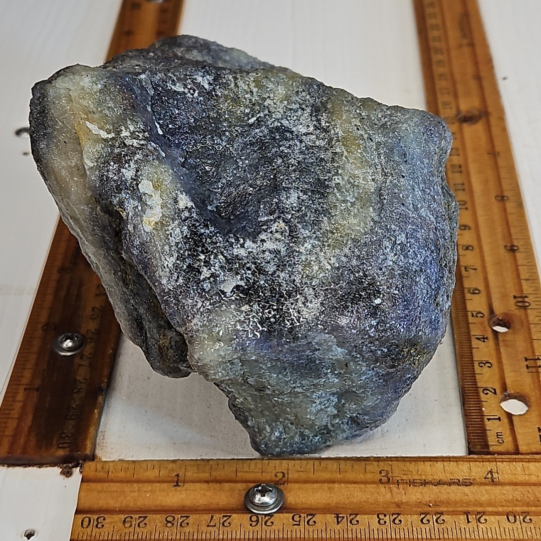Iolite Rough, India, blue to purple color. 3LB 3.7OZ.