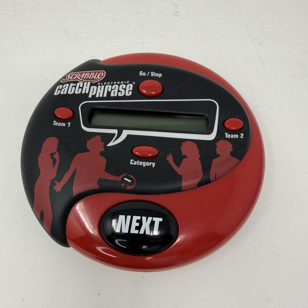 Scrabble Catch Phrase Electronic Handheld Travel Party Hasbro Red  Replacement