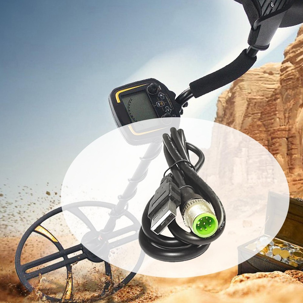 Charging Data Cable for Metal Detectors Compact High Performance Replacement