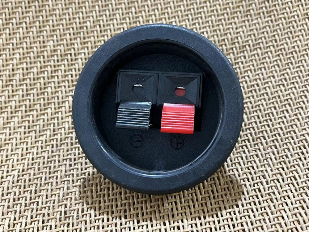 4pcs Round Speaker Wire Terminal Cup Spring Type