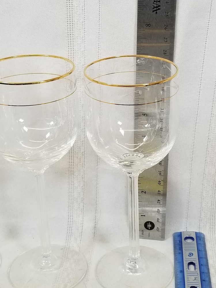 3 Lenox Liberty Wine Glasses