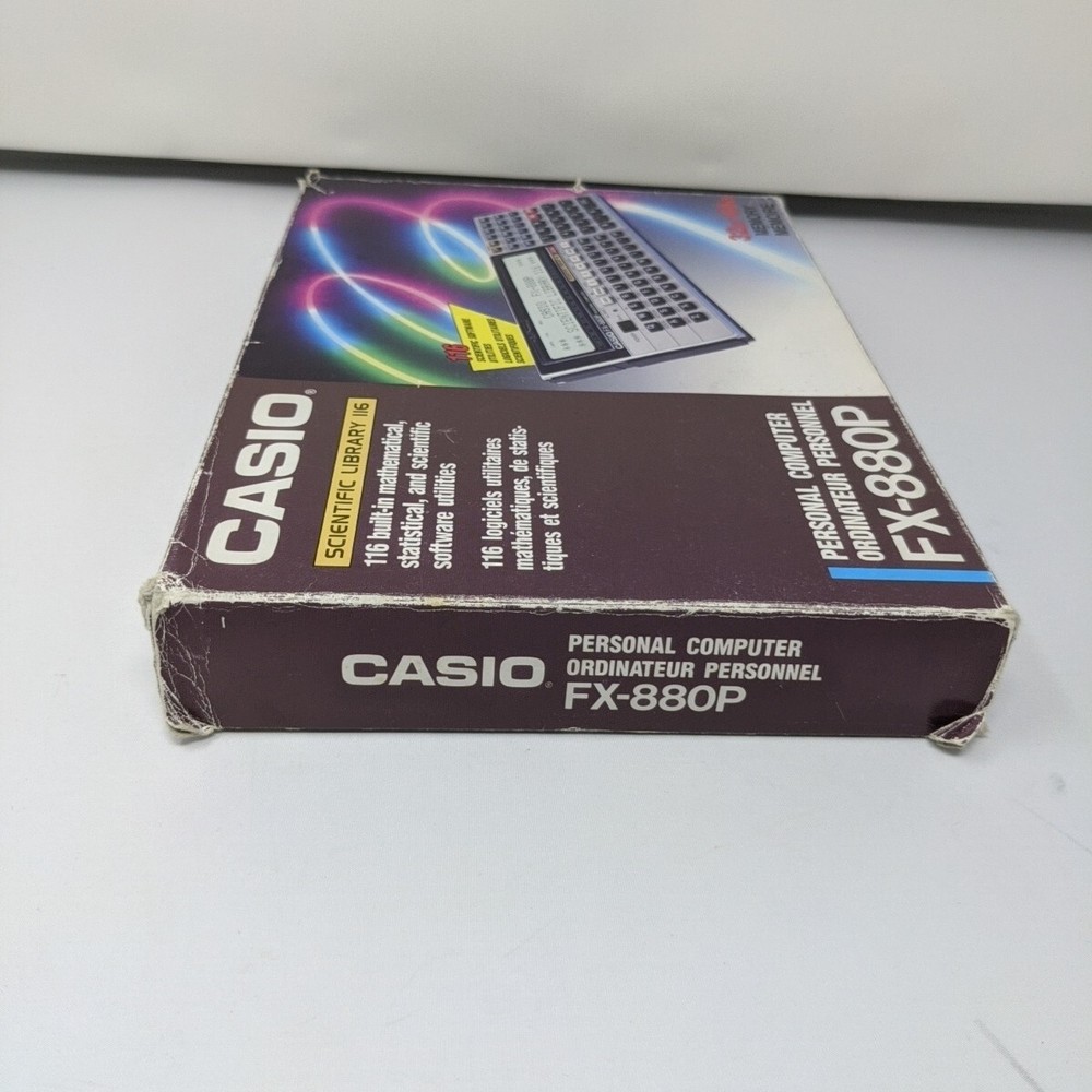 CASIO FX-880P Personal Computer Calculator 116 lib 32k Basic - Works (Vintage)
