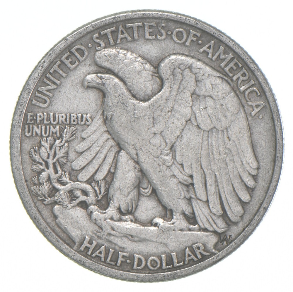 1938 XF Walking Liberty Half Dollar