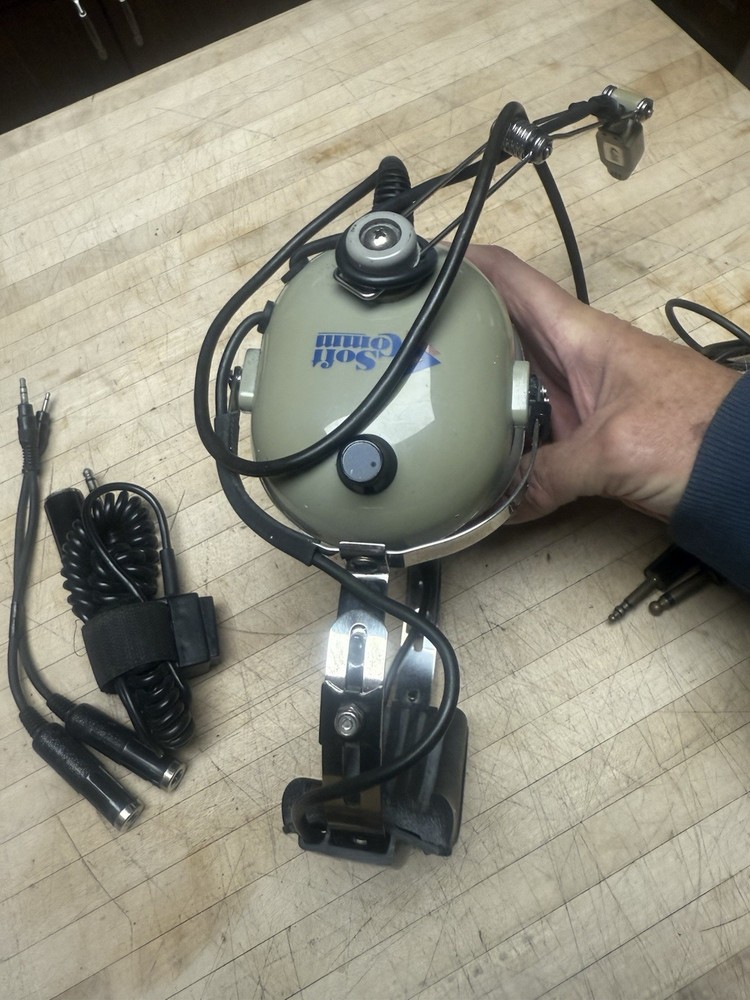 Concept Industries C-40 Soft Comm Headset And Microphone Untested