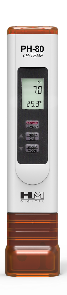 HM Digital PH Meter PH-80 Handheld Water Resistant Water Quality Tester