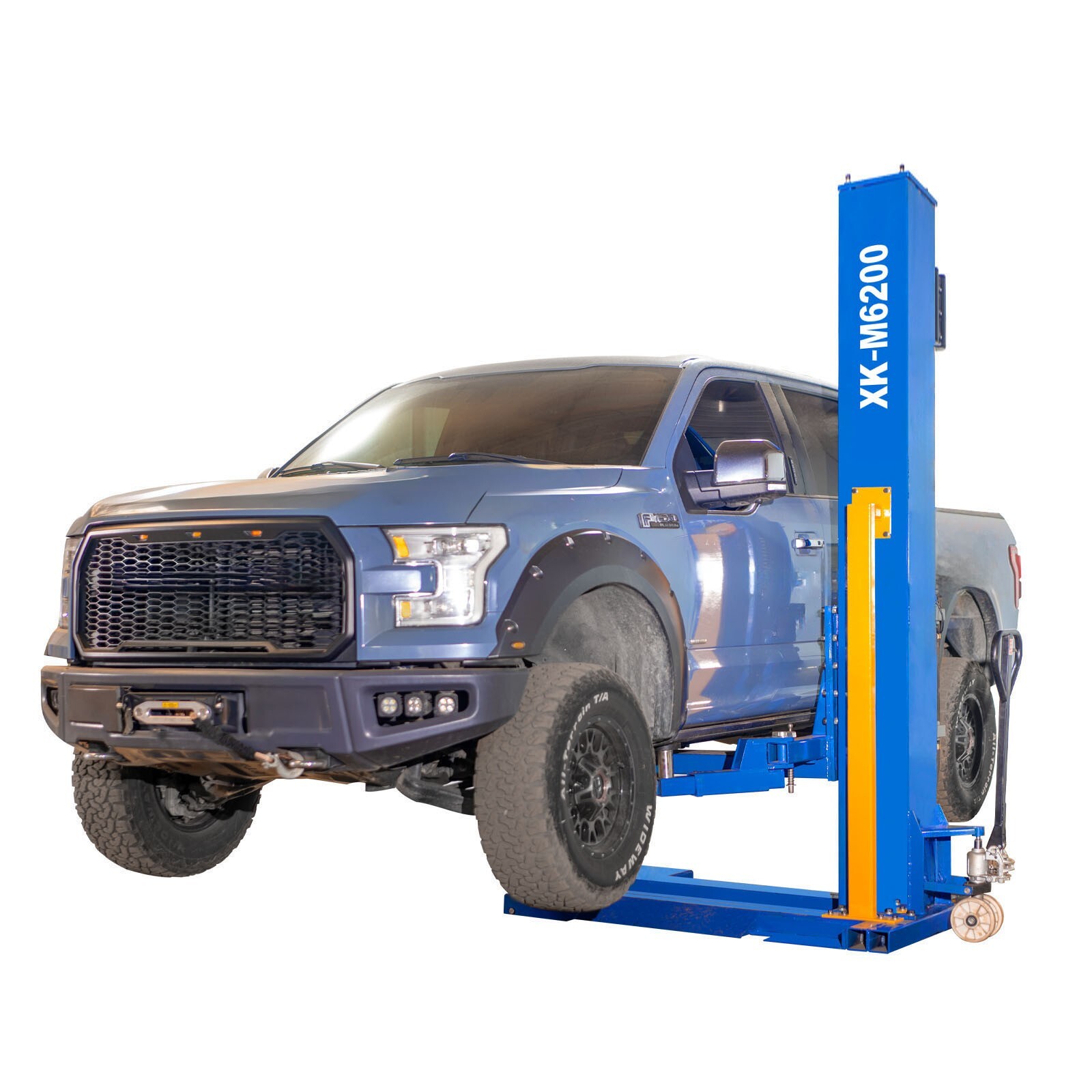 XK 6,200 lb Single Post Lift Portable 220 VOLT